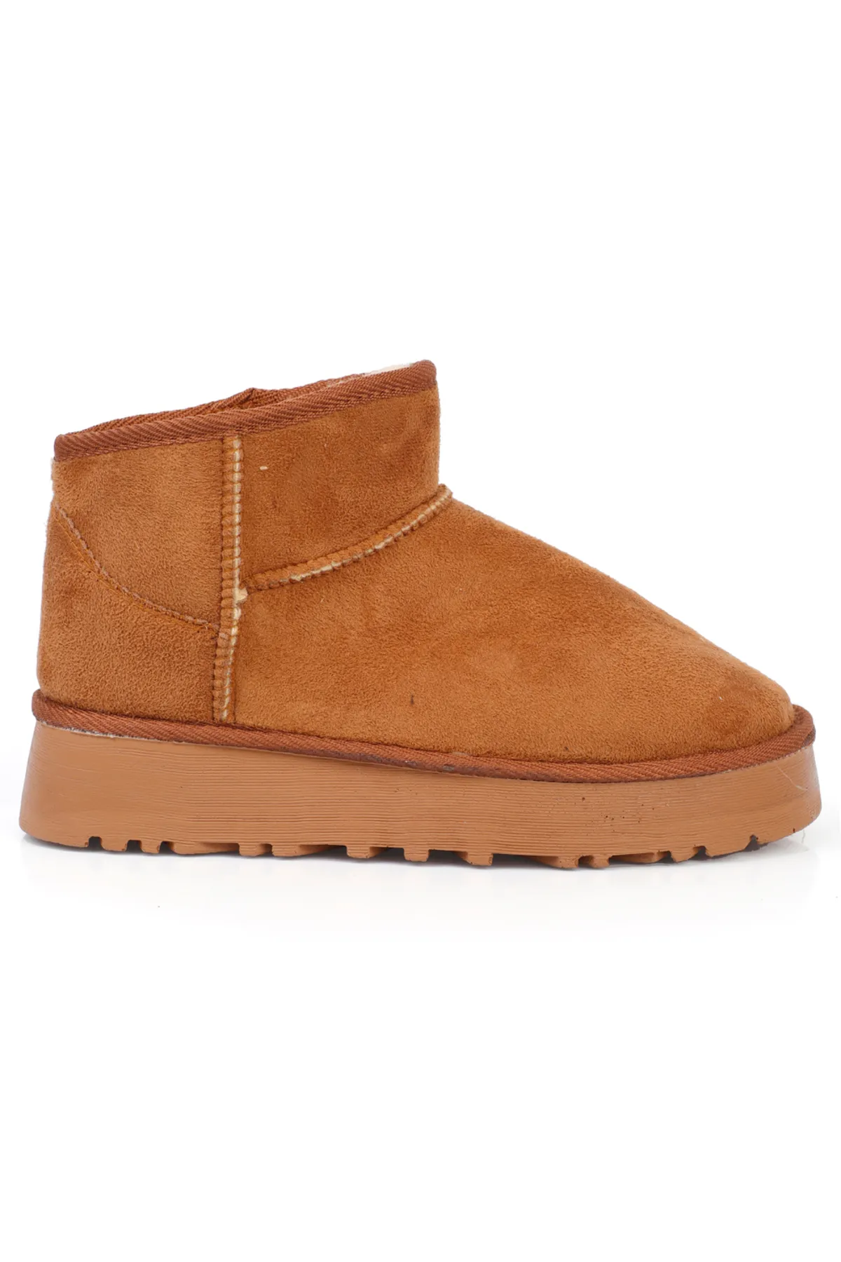 Capone Outfitters  Damen-Stiefeletten mit runder Spitze und pelziger Innenseite