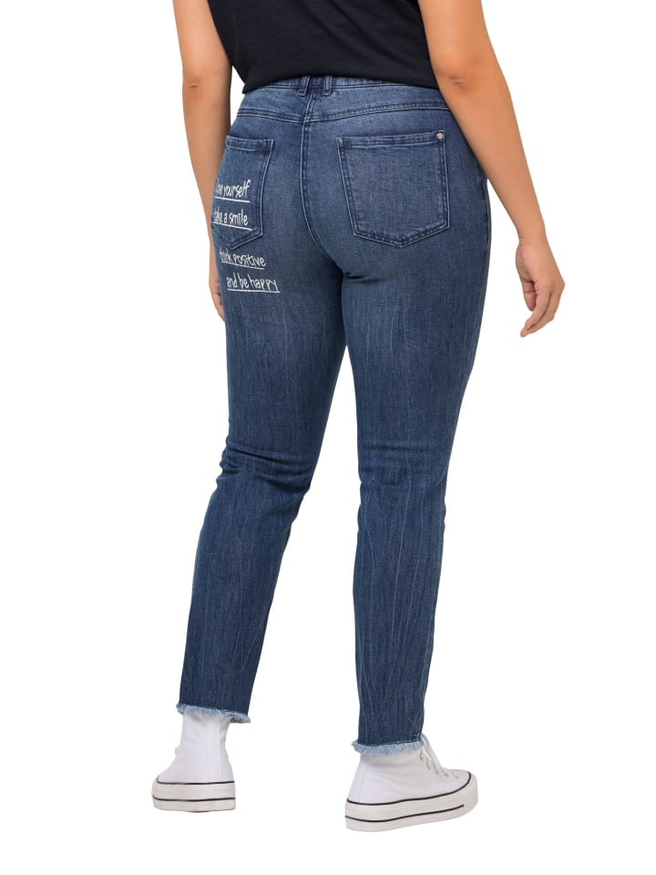 Ulla Popken Jeans in blue denim günstig kaufen