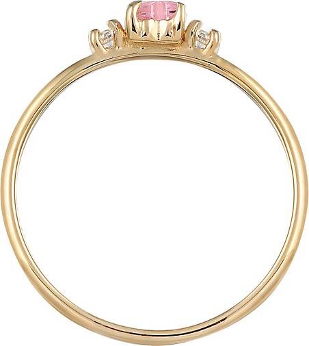 Elli Ring Herz Zirkonia Liebe Verlobung 925 Silber