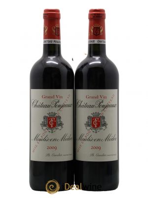 Château Poujeaux  2009 - Lot de 2 Bouteilles