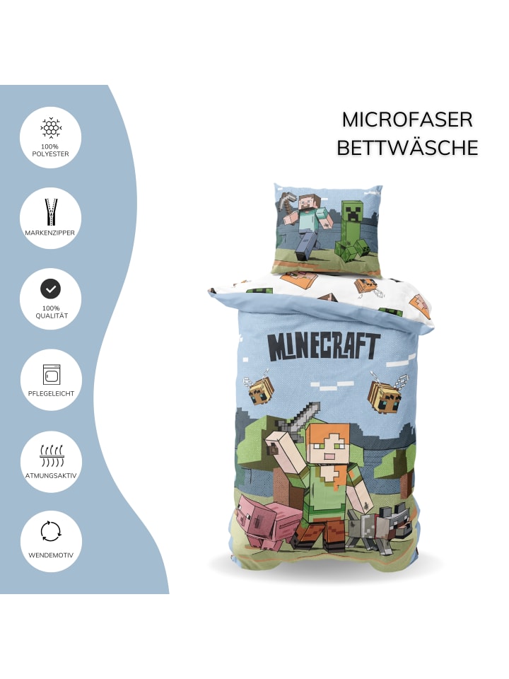 Minecraft Bettwäsche-Set 