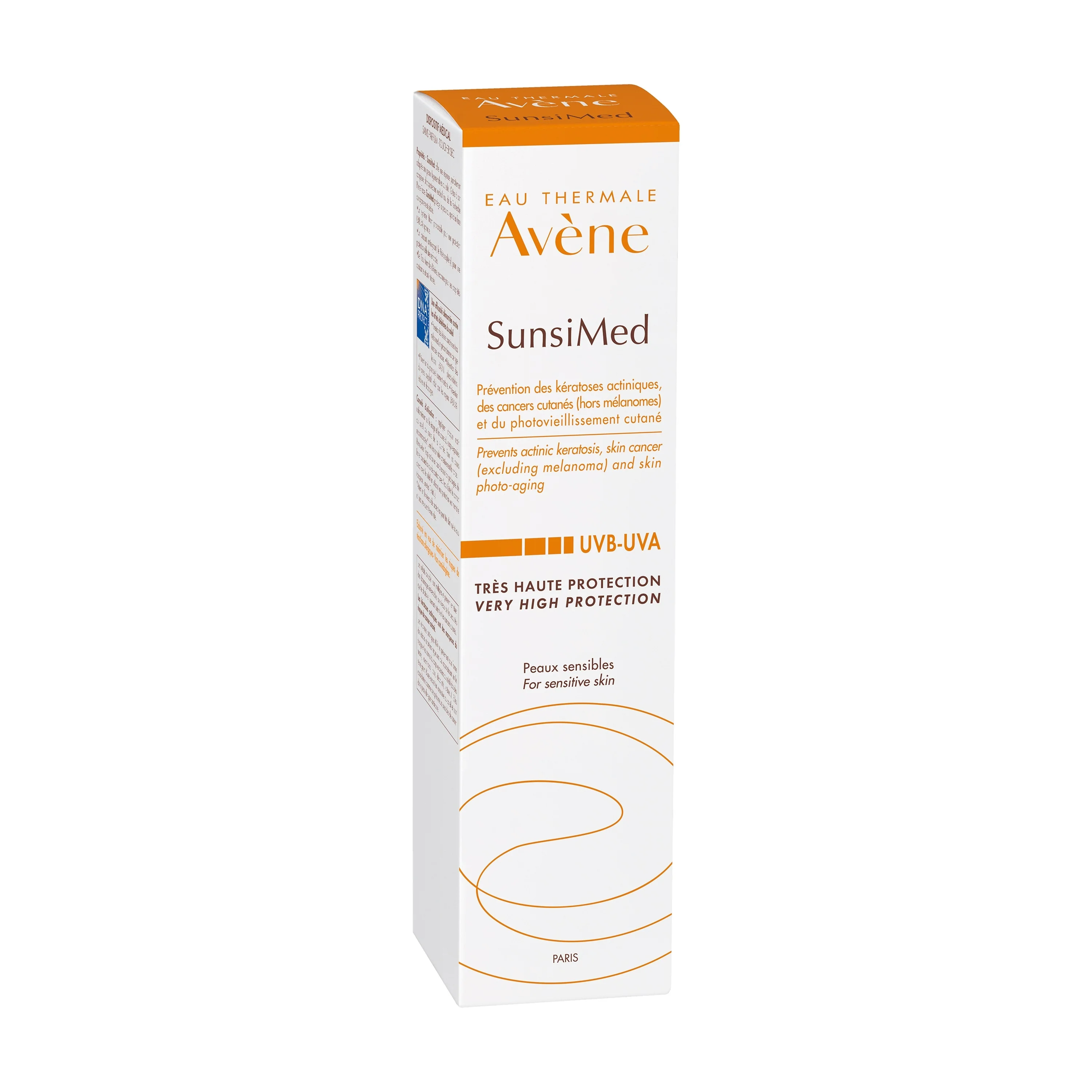 Dispositivo médico SunsiMed para el cuidado solar: protector solar facial de alta protección.
