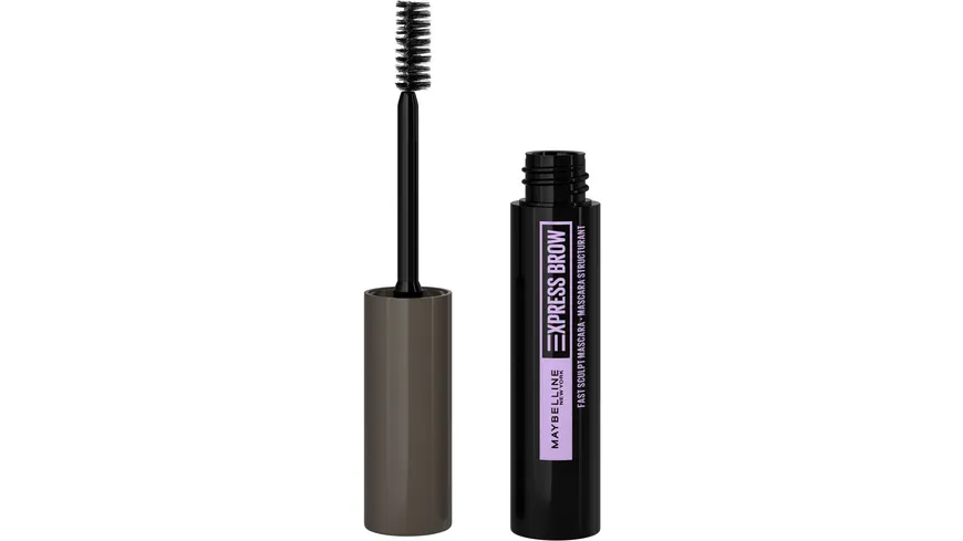 MAYBELLINE NEW YORK Express Brow Fast Sculpt Augenbrauenmascara Medium Brown - 04