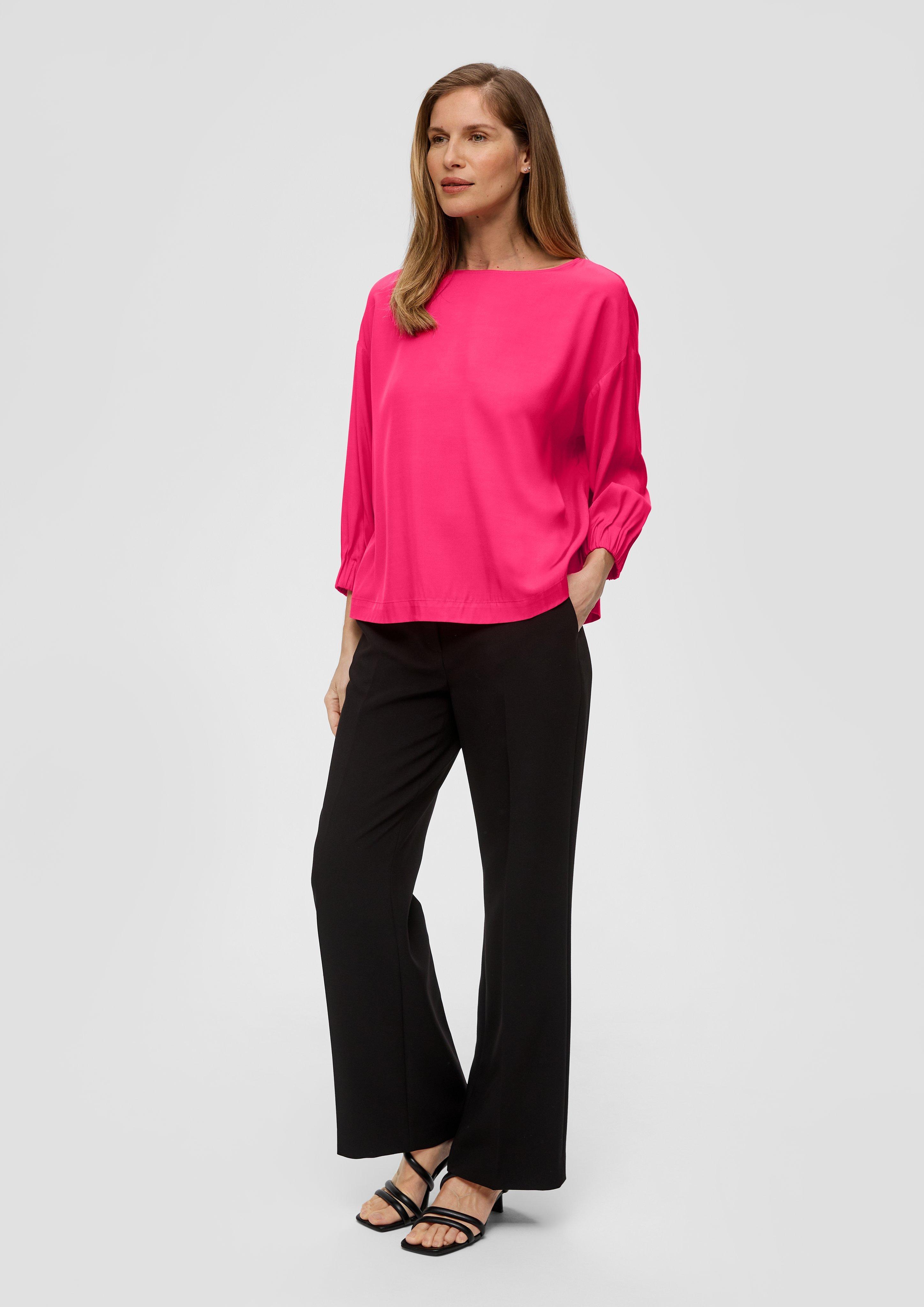 Weite Bluse aus Twill  2145052-4554