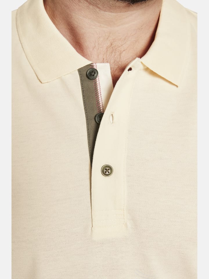 Charles Colby Poloshirt EARL KAHEDIN in wollweiß günstig kaufen