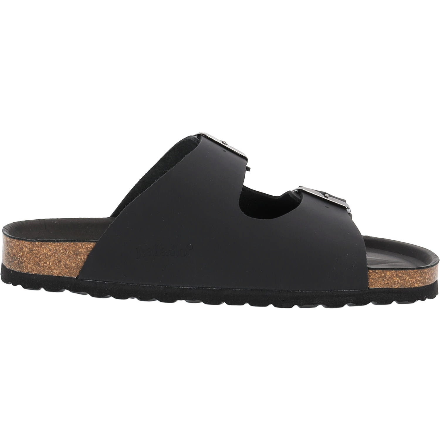 Palado Korfu Premium Leather, Pantoletten, Damen, Schwarz