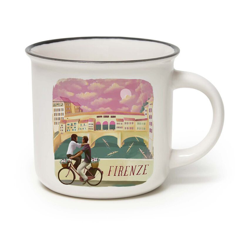 Porcelánový hrnček - Cup-Puccino - Kolekcia svetových miest