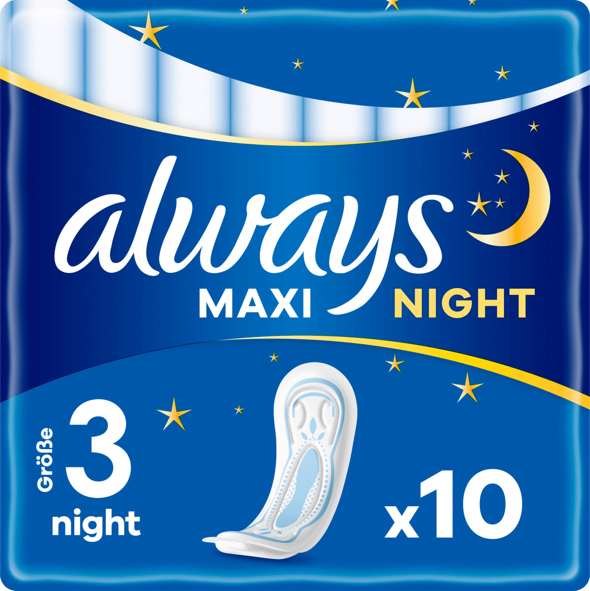 Maxi-Binden ProFresh Night, 10 St