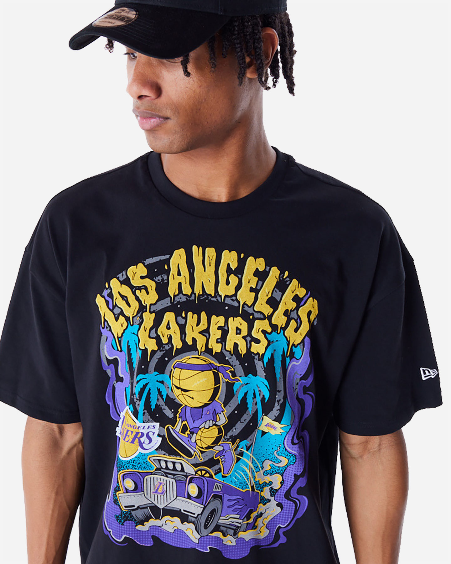 Abbigliamento Basket New Era Drop Shoulder Lakers M 60565038