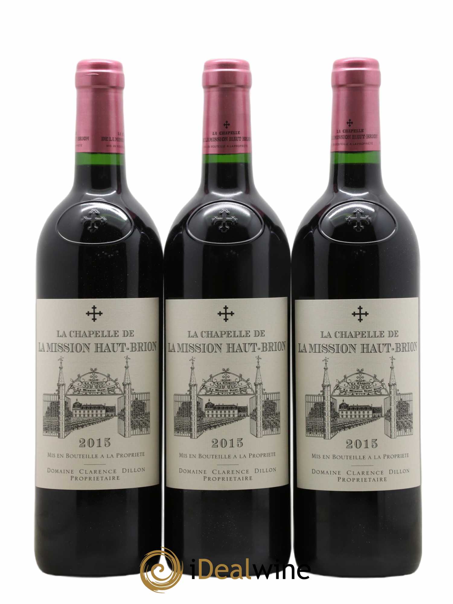 La Chapelle de La Mission Haut-Brion Second Vin  2015 - Lot de 12 Bouteilles