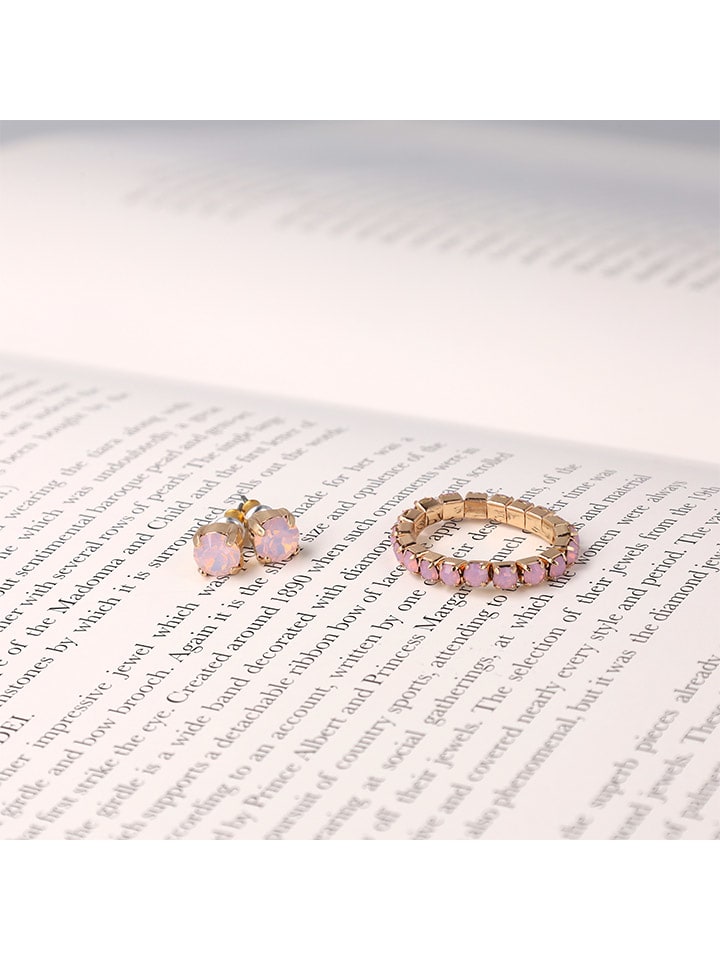Otazu Vergold. Ring mit Swarovski Kristallen günstig kaufen