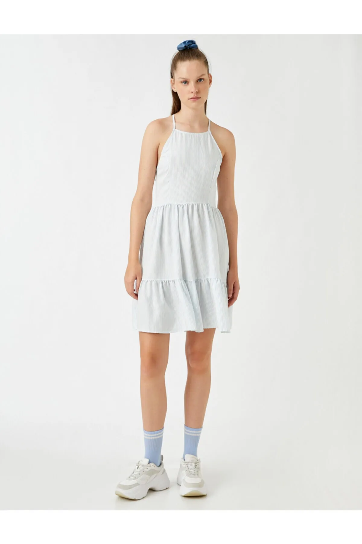 Koton  Kleid - Weiß - Smock-Kleid