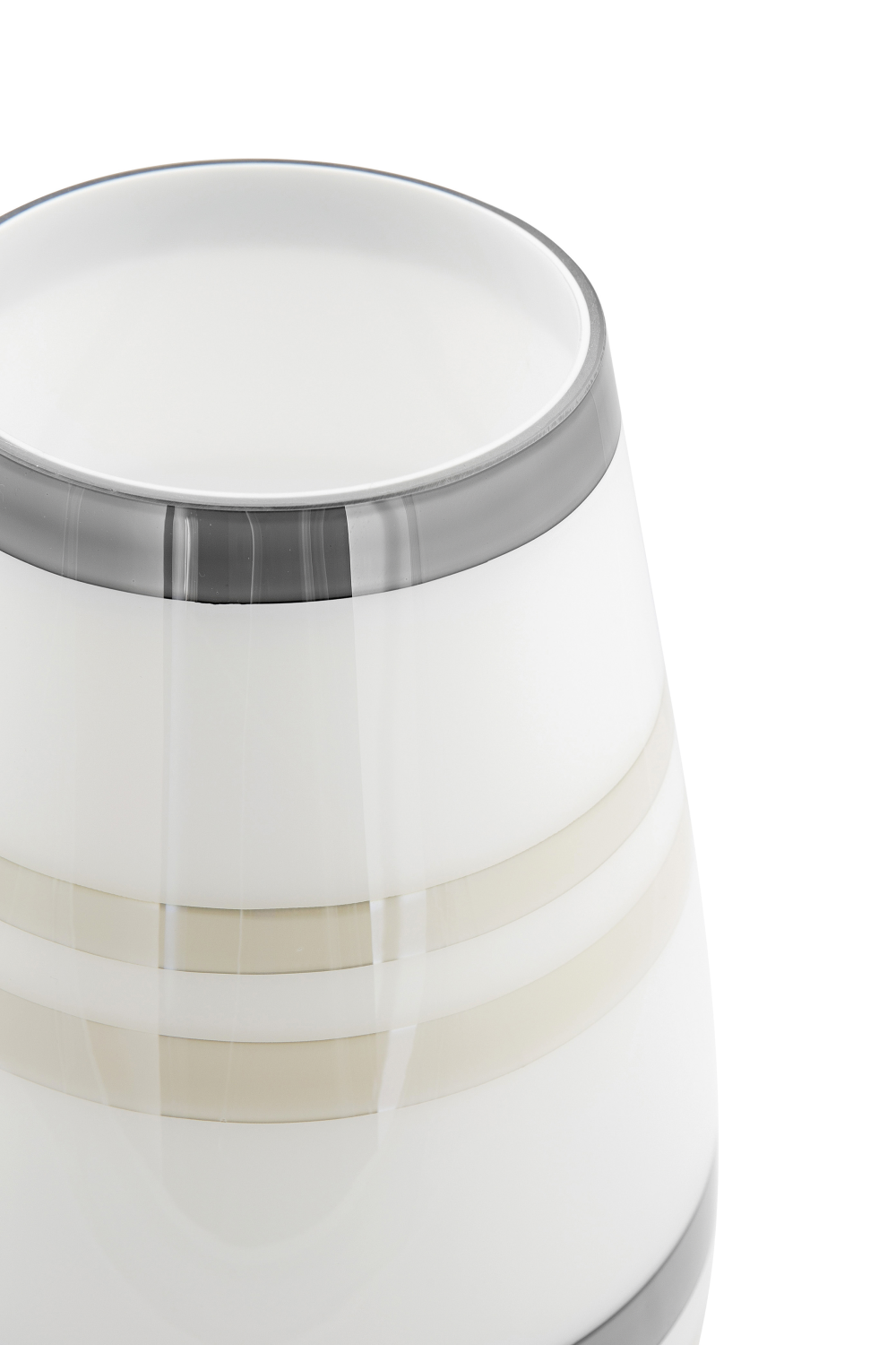 Vase Lapaz grau/beige/weiß
