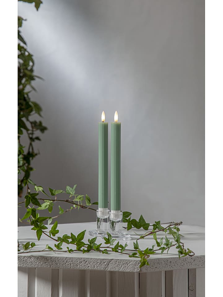STAR Trading 2er-Set: LED-Wachskerze 