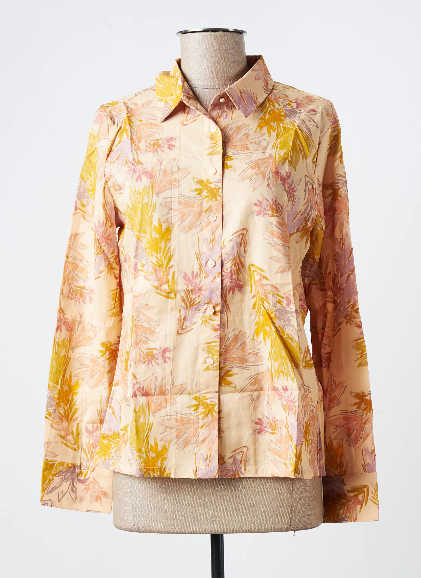 Grace Mila Chemisiers Femme couleur beige