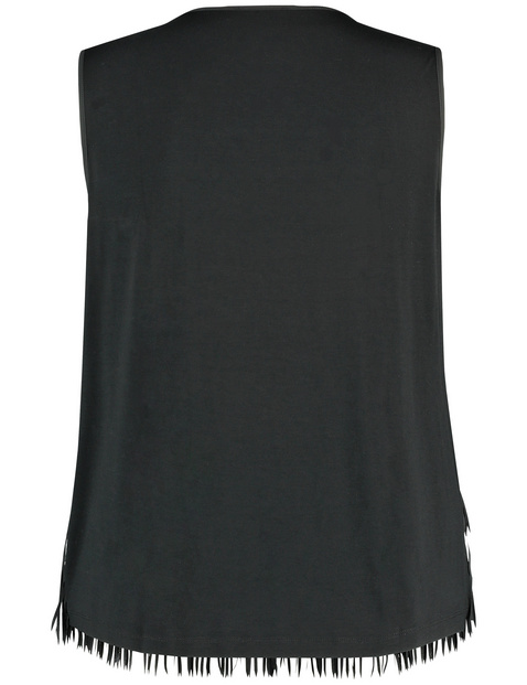 Top mit Fransen-Details