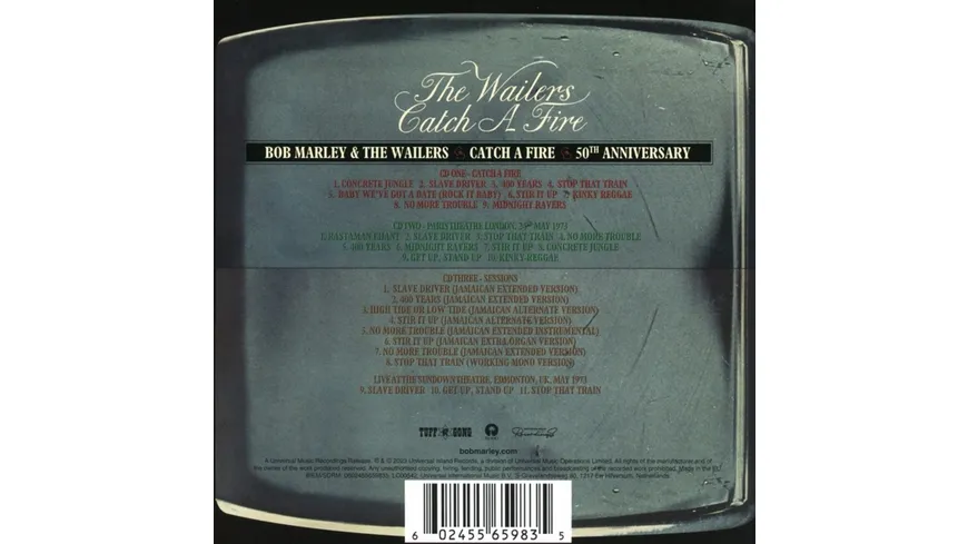 Catch a Fire (LTD. 50TH Anniversary, 3CD)