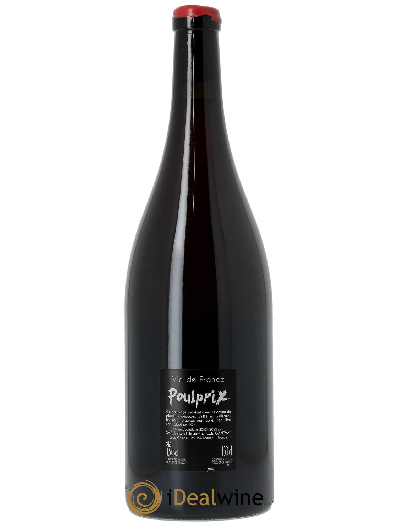 Vin de France Poulprix Anne et Jean François Ganevat   - Lot de 1 Magnum