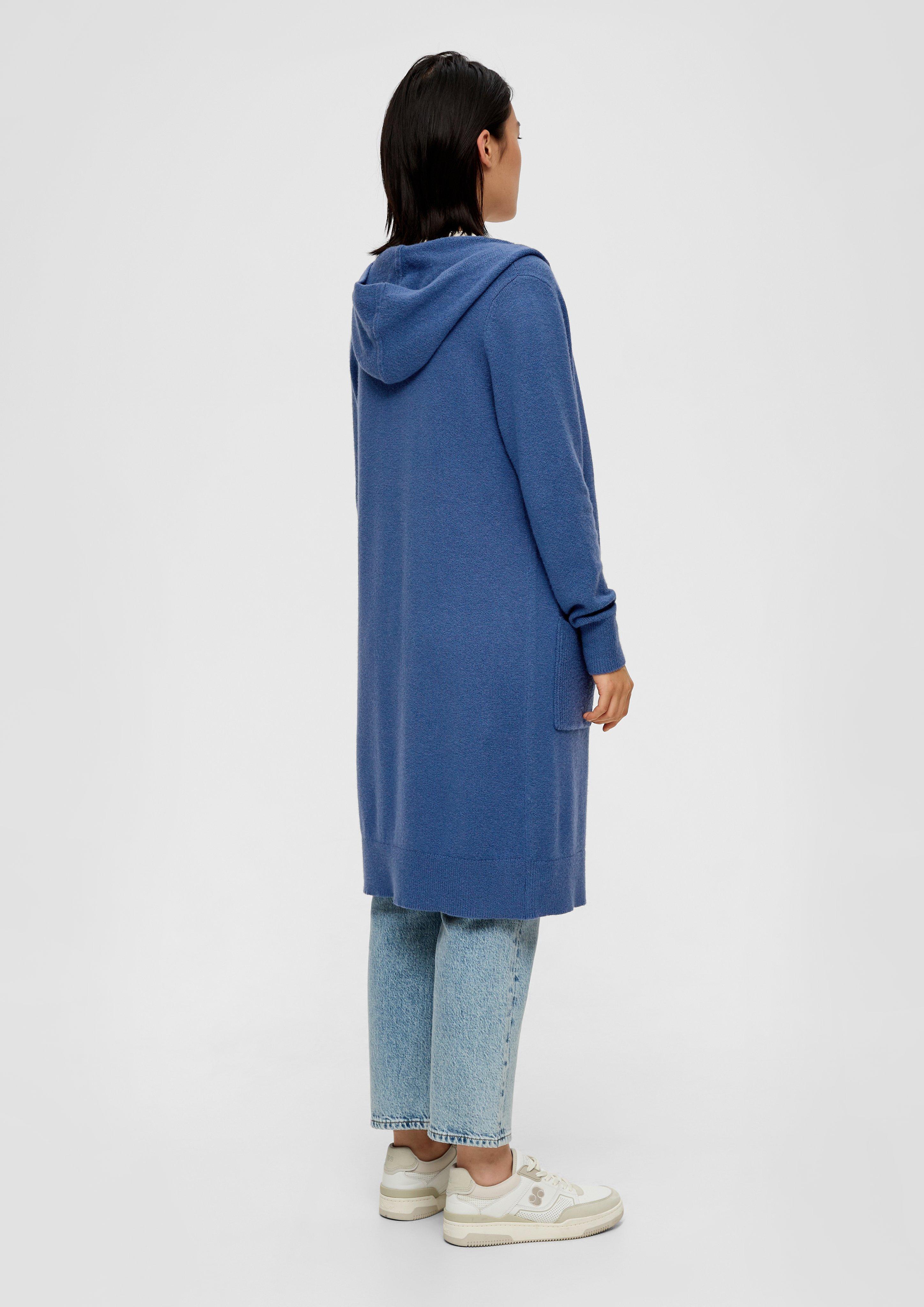 Offener Long-Cardigan mit Kapuze  2134357-5722