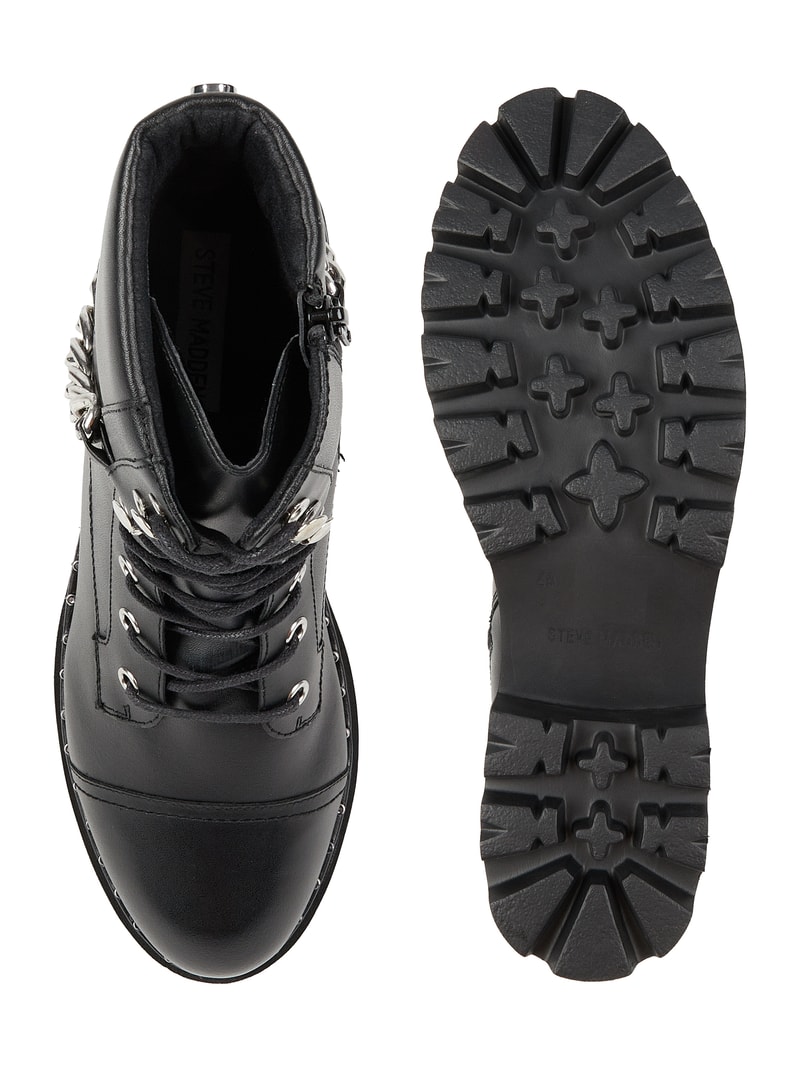 Boots aus Leder Modell 'Gandaria' in schwarz