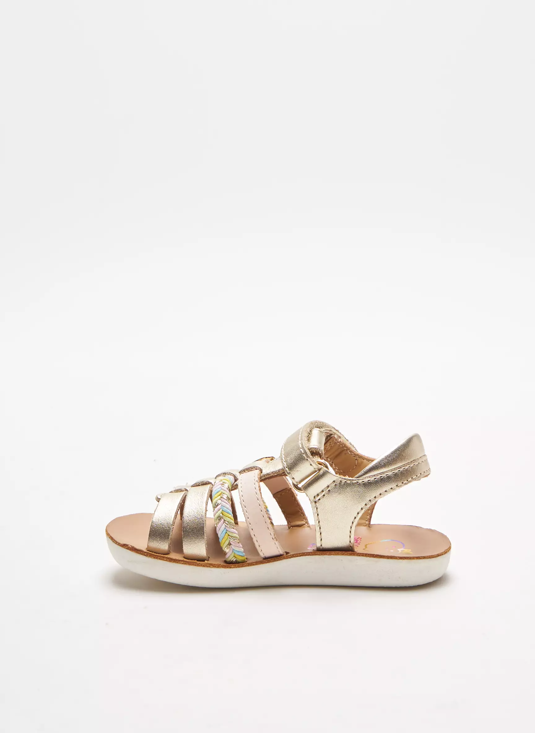 Shoo Pom Sandales Nu Pieds Enfant couleur jaune