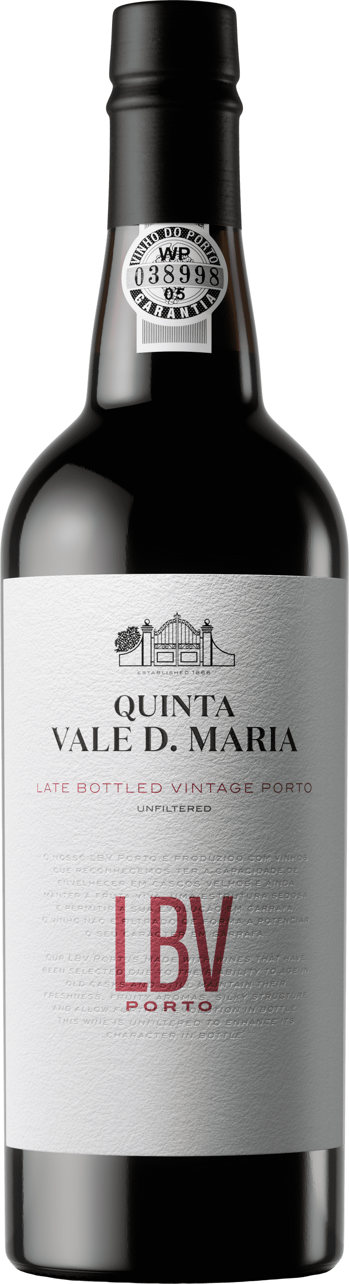 van Zellers Quinta Vale Dona Maria: Late Bottled Vintage Port Quinta do Vale Dona Maria 2016