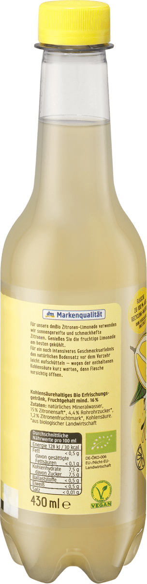 Zitronenlimonade, 430 ml EINWEG