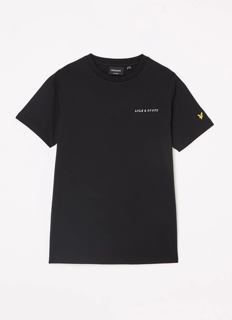 Tricou Lyle & Scott cu logo brodat