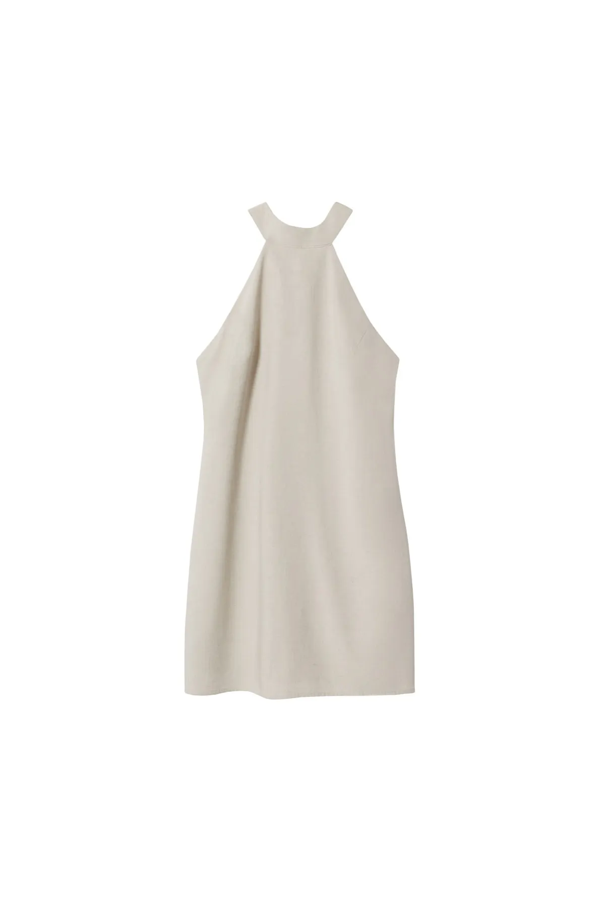 MANGO  Beiges Damenkleid 37001186