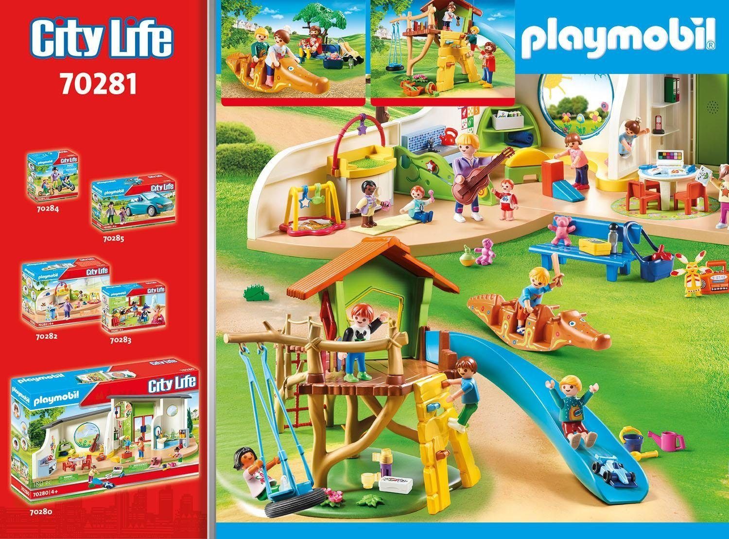 Playmobil® Konstruktions-Spielset Abenteuerspielplatz (70281), City Life, (83 St), Made in Germany