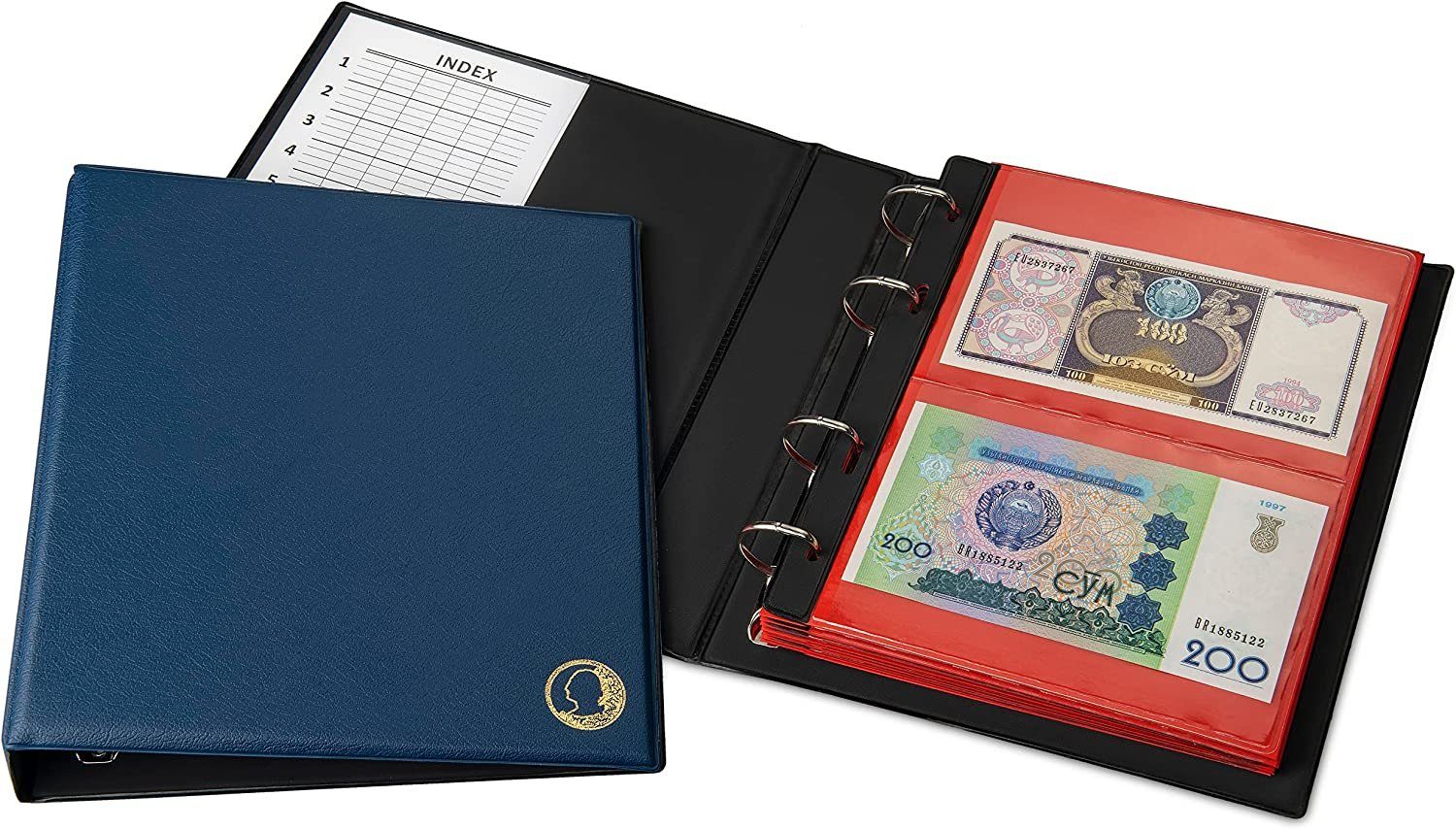 MC.Sammler Sammleretui 10 Stk Banknoten Hüllen - Ergänzungshüllen Banknotenalbum Sammelalbum