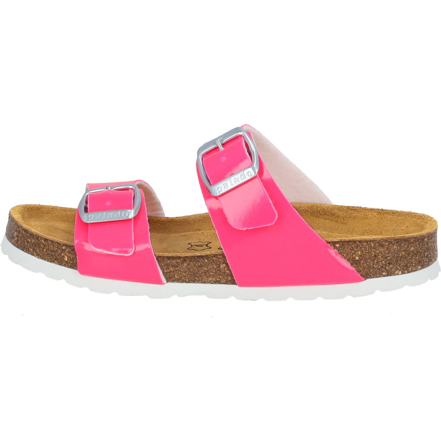 Palado Kids Samos G Basic, Pantoletten, Kinder, Pink Neon Lack