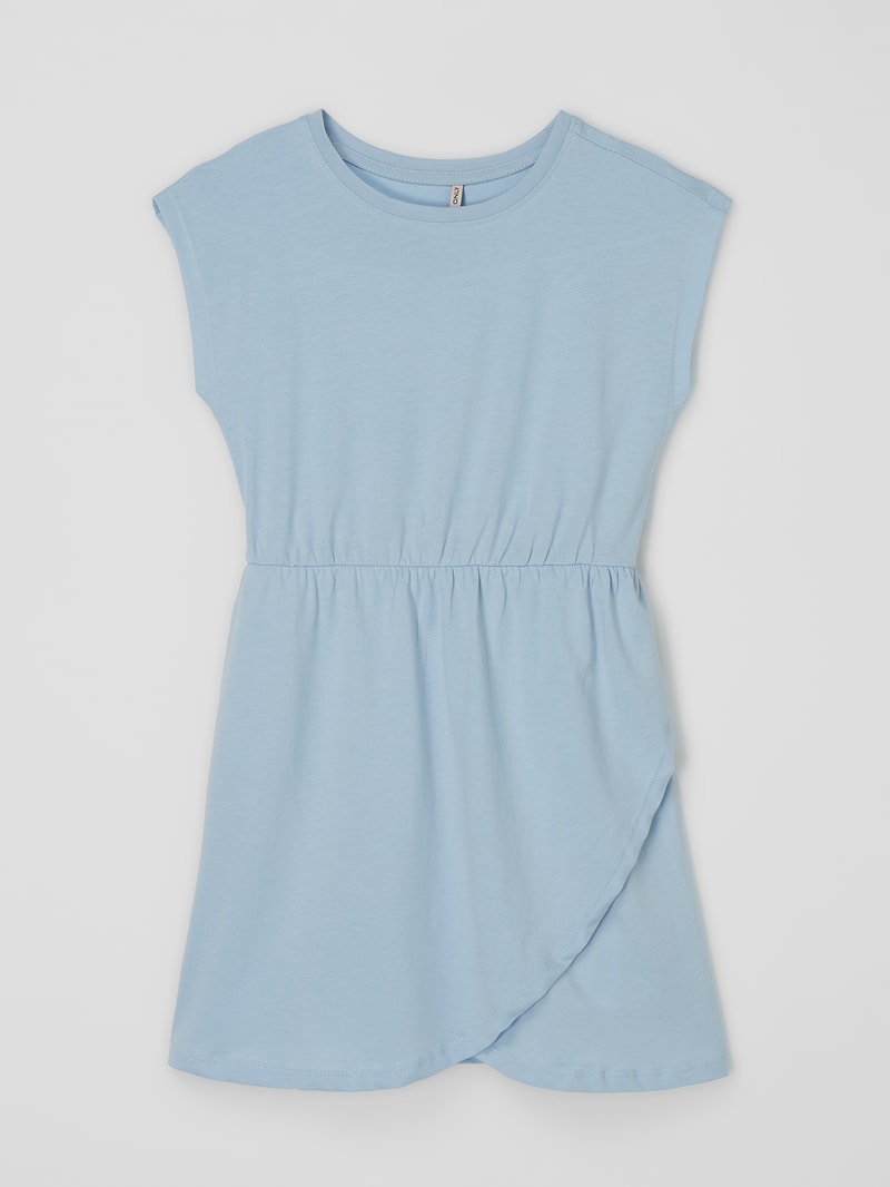 Jerseykleid in Wickel-Optik Modell 'May' in bleu