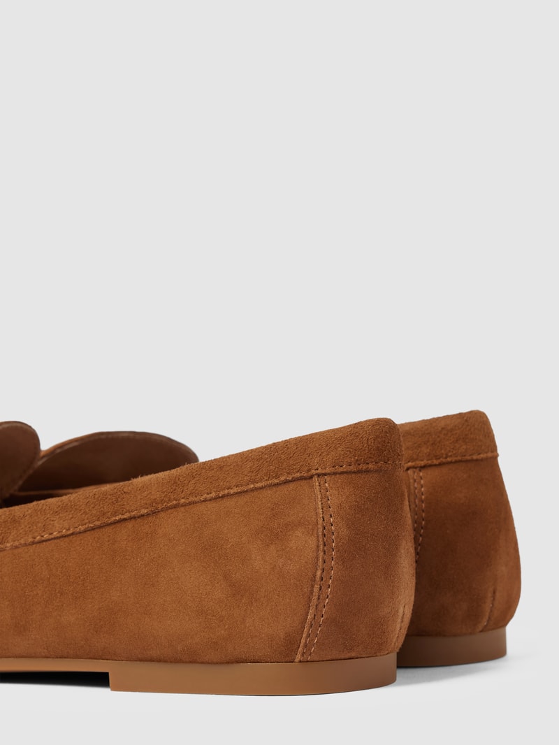 Penny-Loafer aus Leder Modell 'AVERI' in camel
