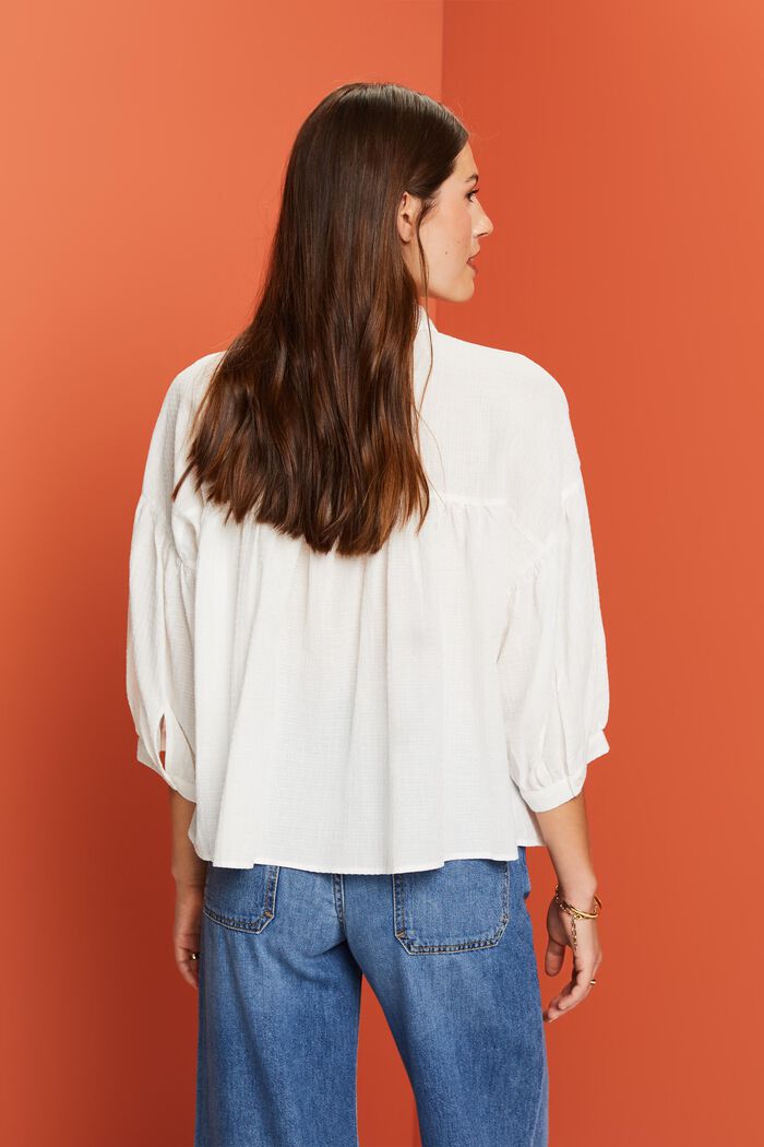 Oversize-Bluse, 100 % Baumwolle