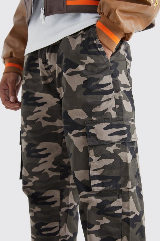 Lockere Camouflage Cargohose