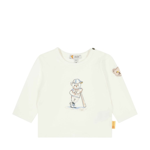T-Shirt langarm, weiß für Jungs