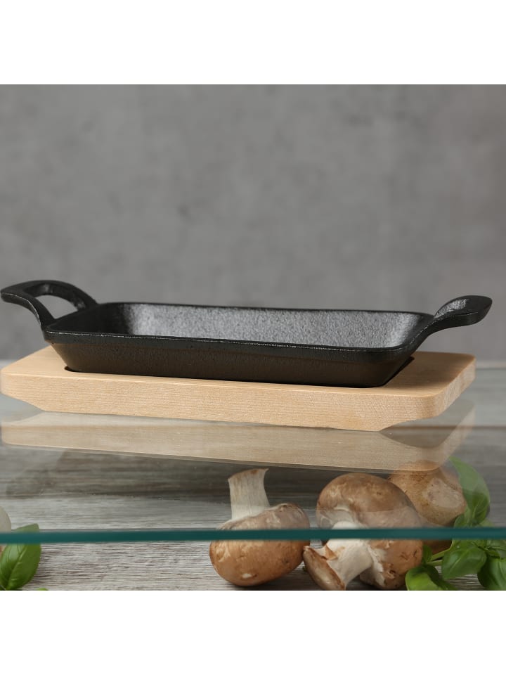 GAUMENKICK Servierpfanne Gusseisen in schwarz - L: 22,5cm günstig kaufen onesize