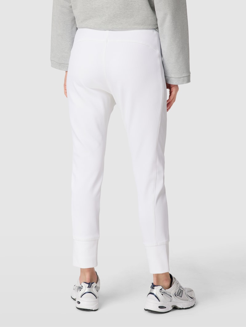 Sweatpants mit Strukturmuster Modell 'FUTURE 2.0' in weiß