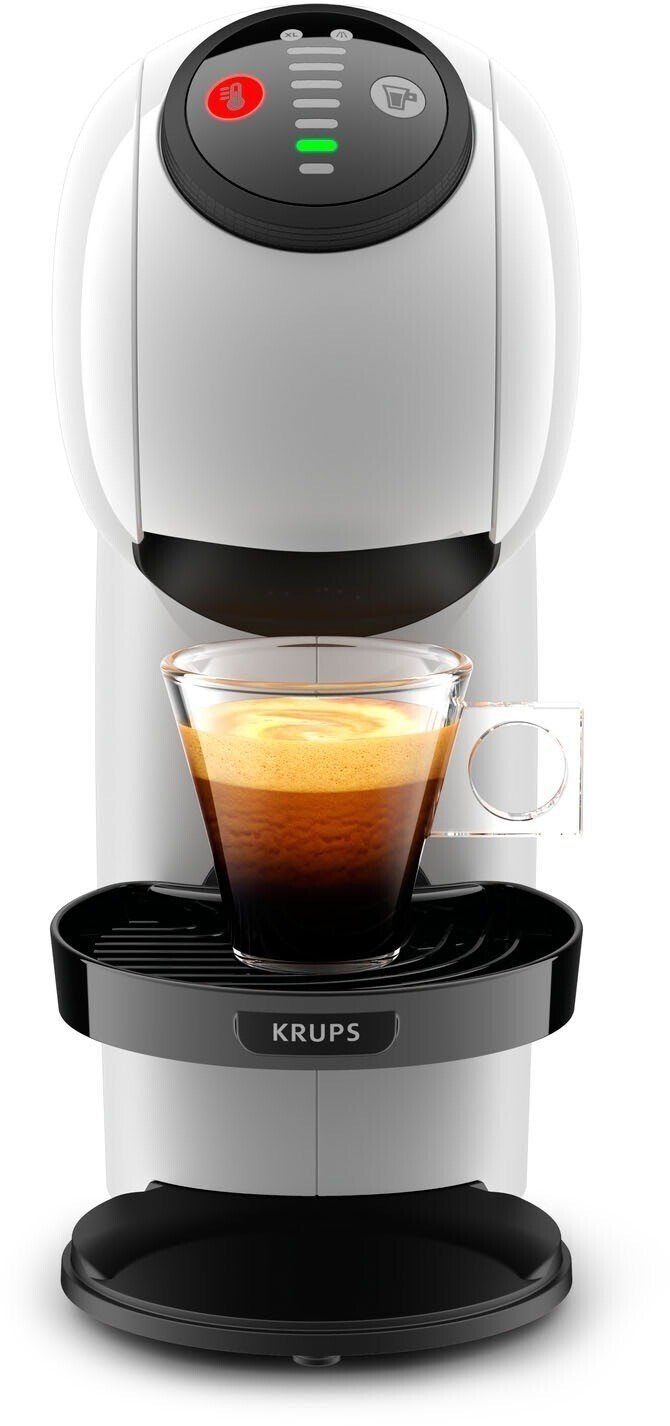 Krups Kapselmaschine Kaffeemaschine Nescafé Dolce Gusto Genio S KP2431 Kapselmaschine, + Emsa Travel Mug Thermobecher Blau, 0,8 Liter Wassertank