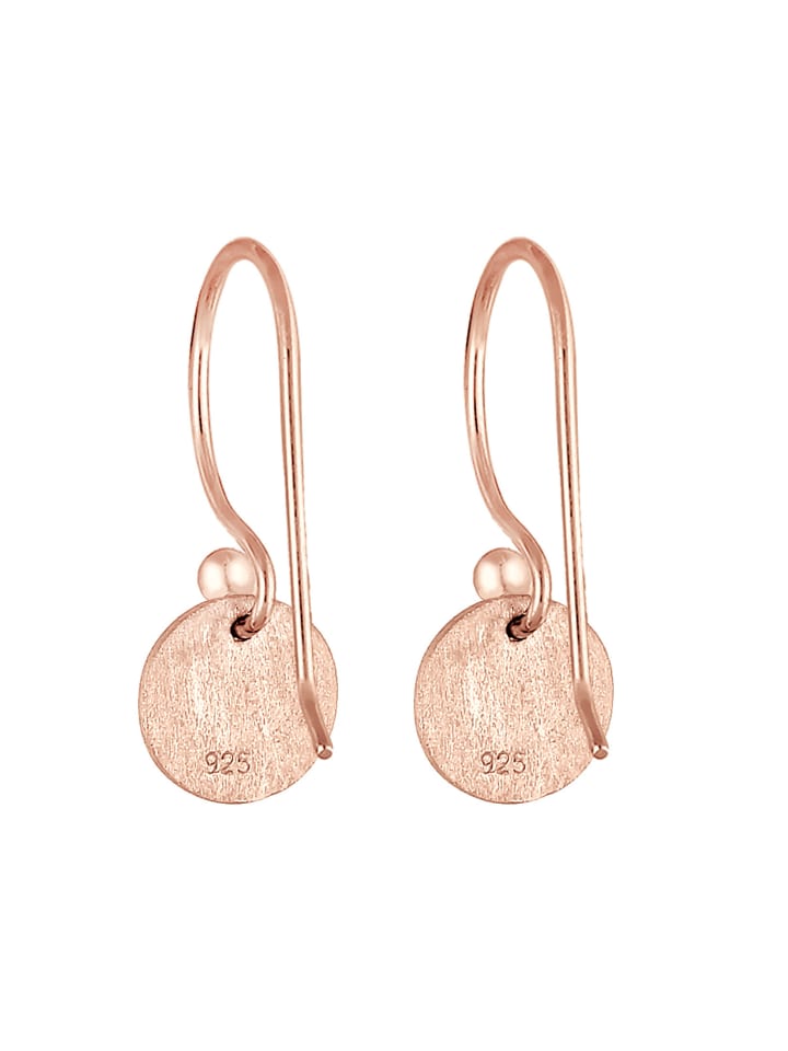 Elli Ohrringe 925 Sterling Silber Kreis, Geo in Rosegold günstig kaufen onesize