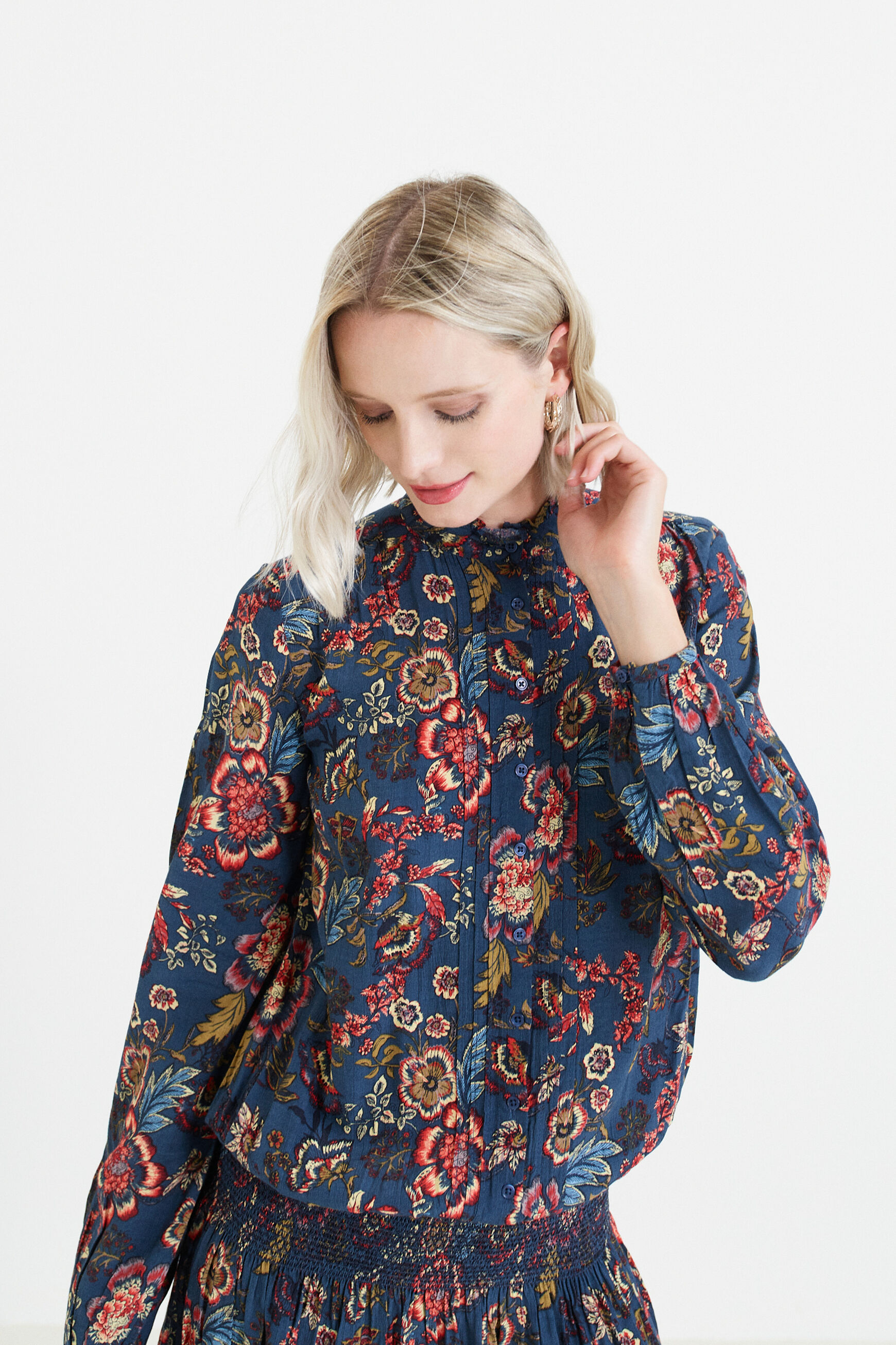 robe sybil bleu marine femme