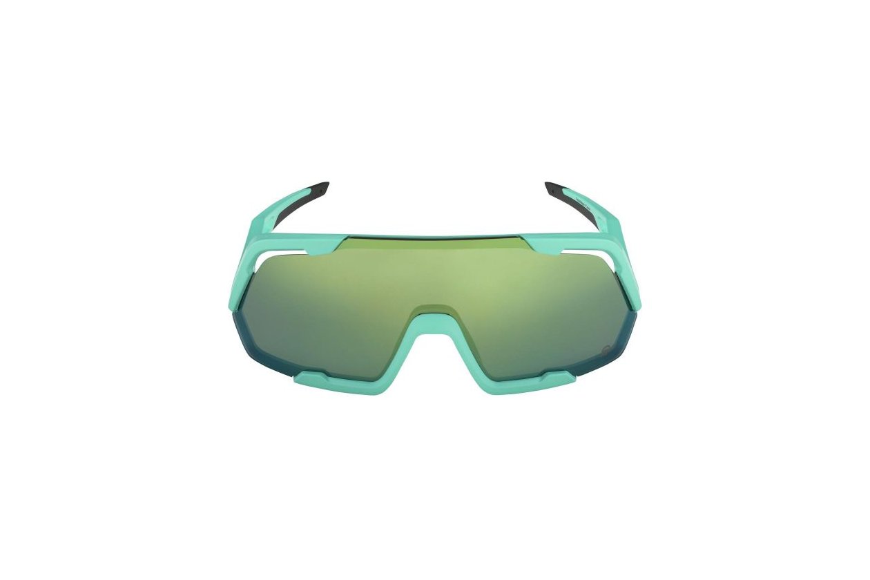Alpina Rocket Q-Lite turquoise matt / green mirror lens