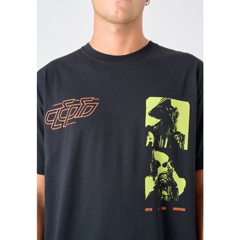 Cleptomanicx Enter Printshirt Herren