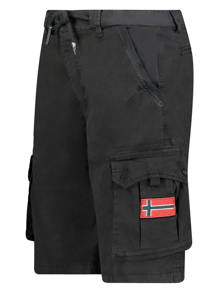 Geographical Norway Cargobermudas in Schwarz günstig kaufen