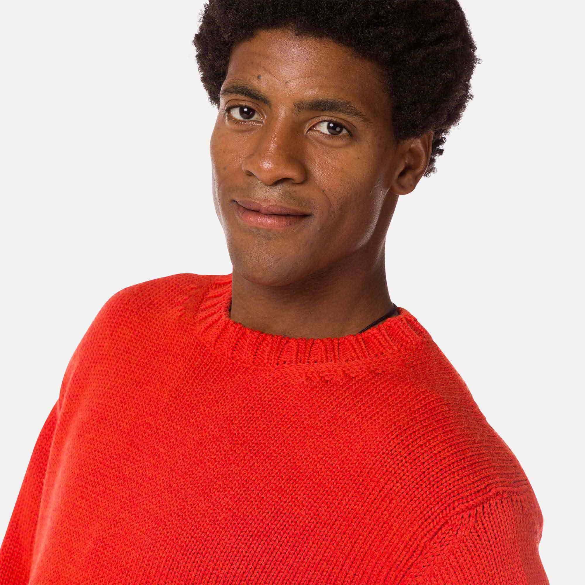 Pull Over en maille à col rond Homme
