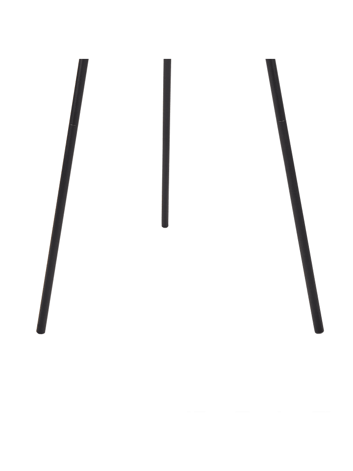 Beliani Stehleuchten HUNTER in Weiß/Schwarz - (W) 35 x (H) 138 x (L) 35 cm günstig kaufen onesize
