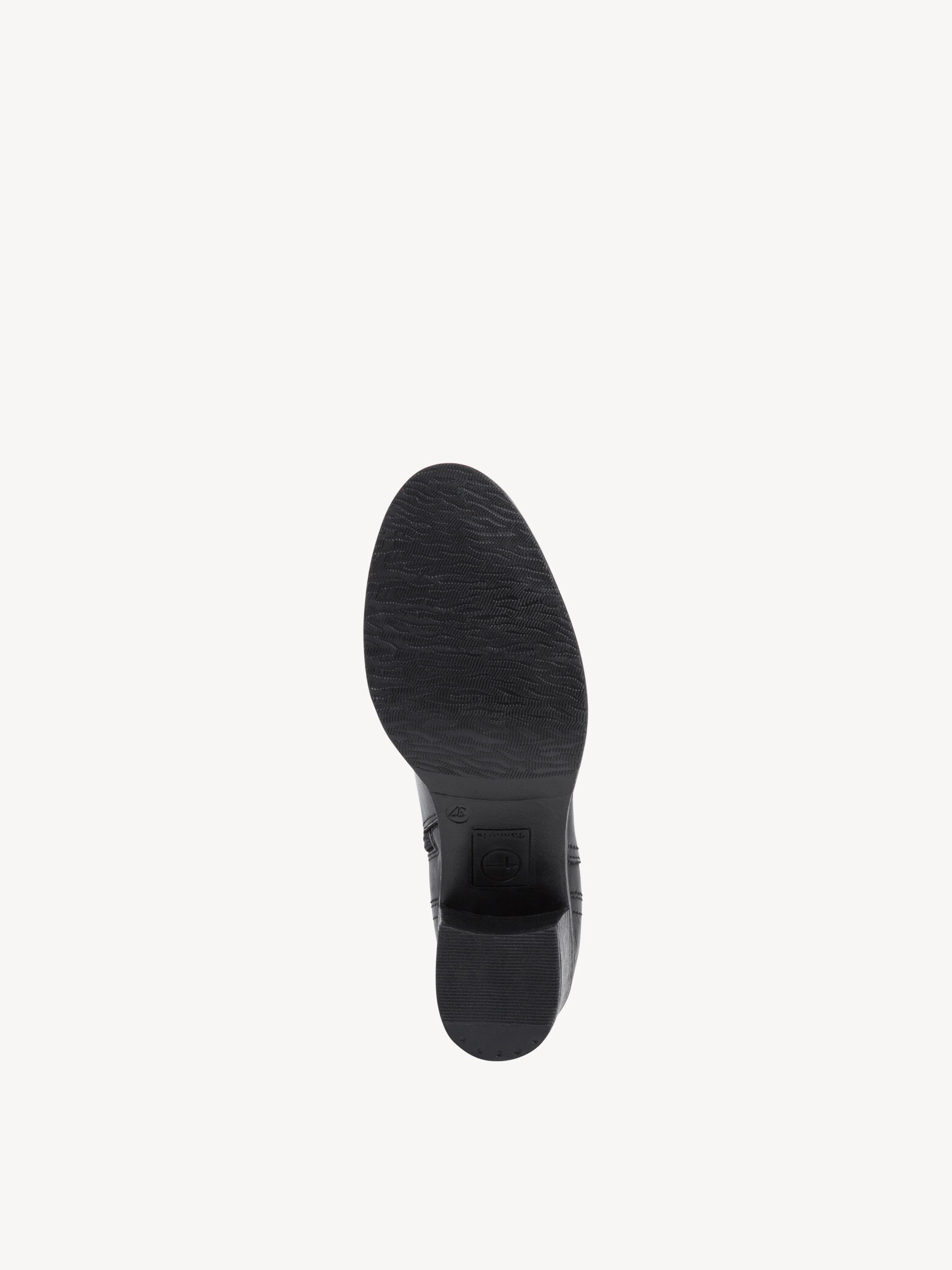 Bottine en cuir - noir
