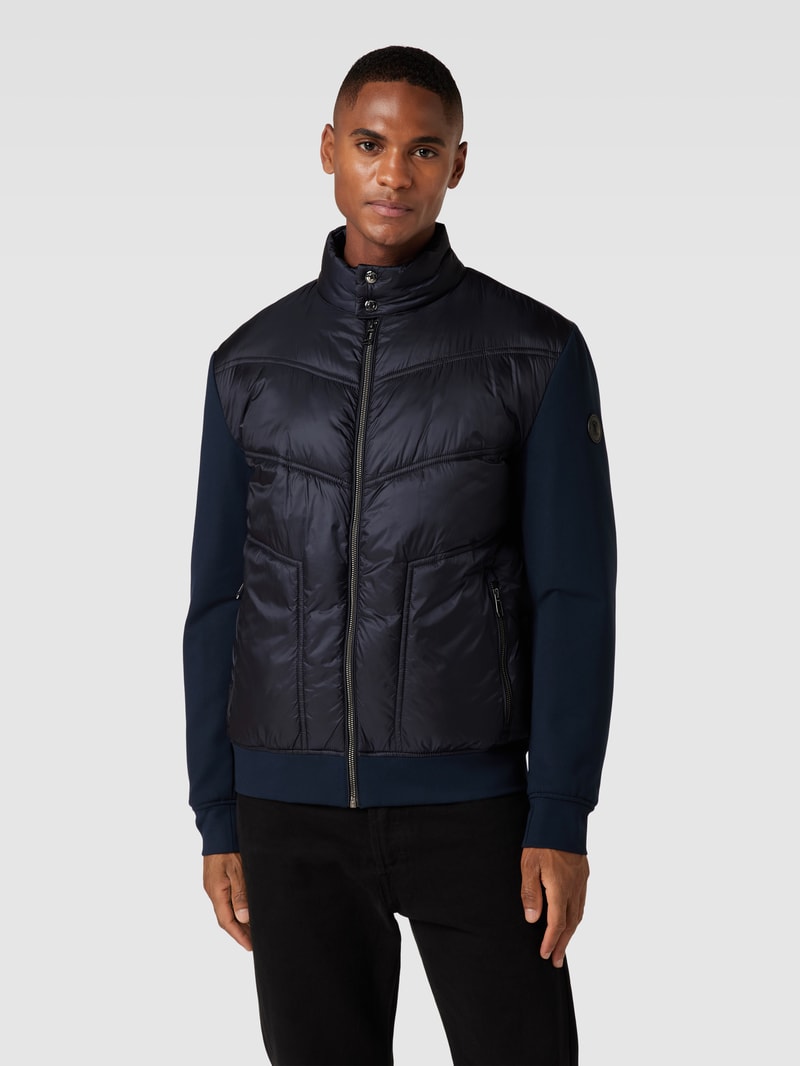 Blouson mit Reißverschlusstaschen in marineblau