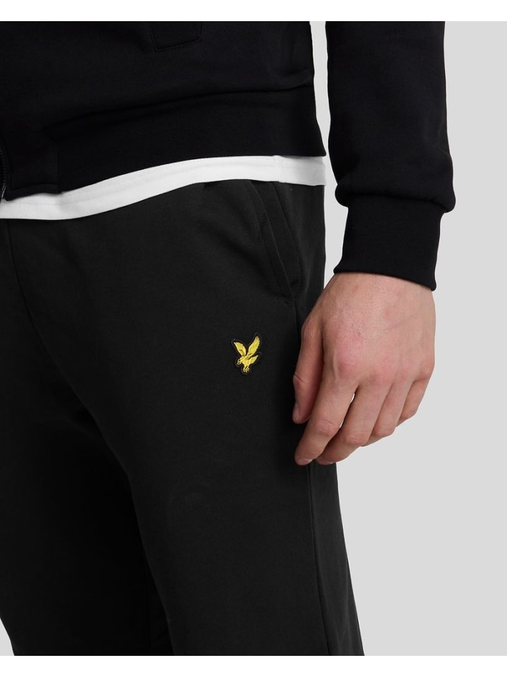 Lyle & Scott Sweathose in Schwarz günstig kaufen
